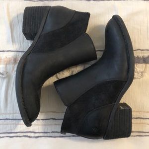 Born Leather Ankle Boots